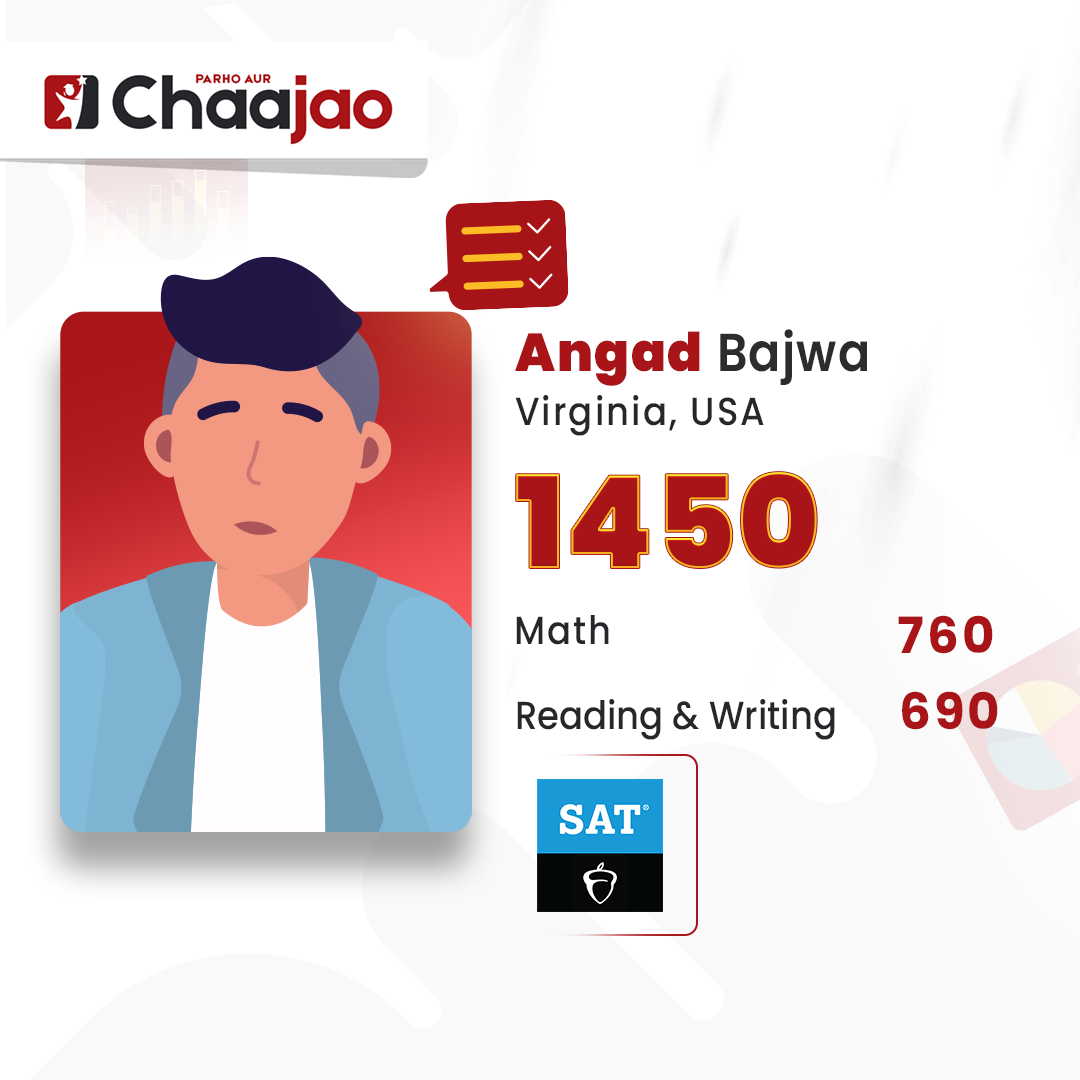 SAT Result Angad Bajwa