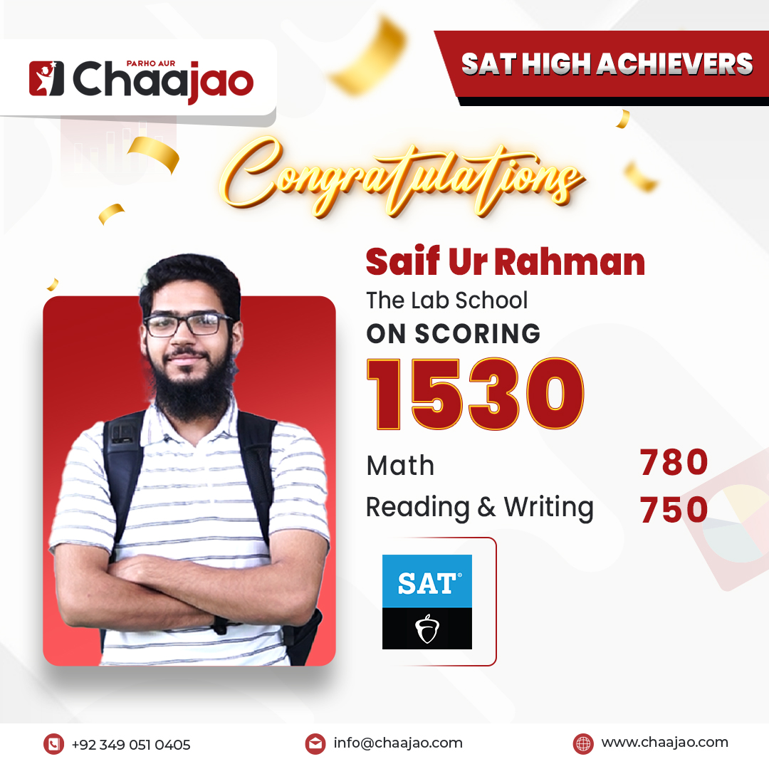 SAT Result Saif Ur Rahman